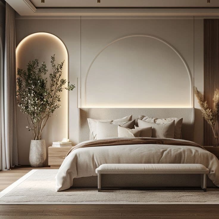 Bedroom with modern design